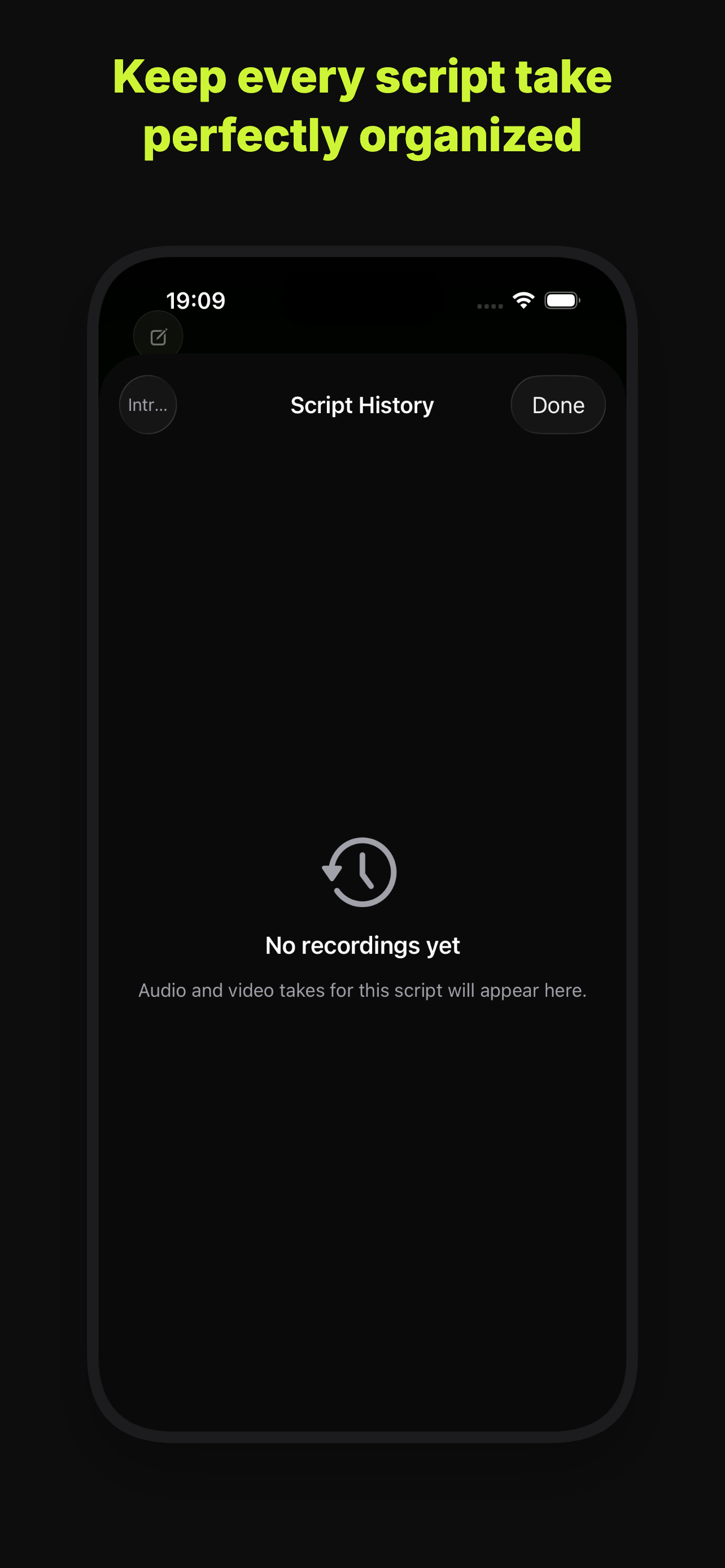 Viral Prompter iOS App Screenshot