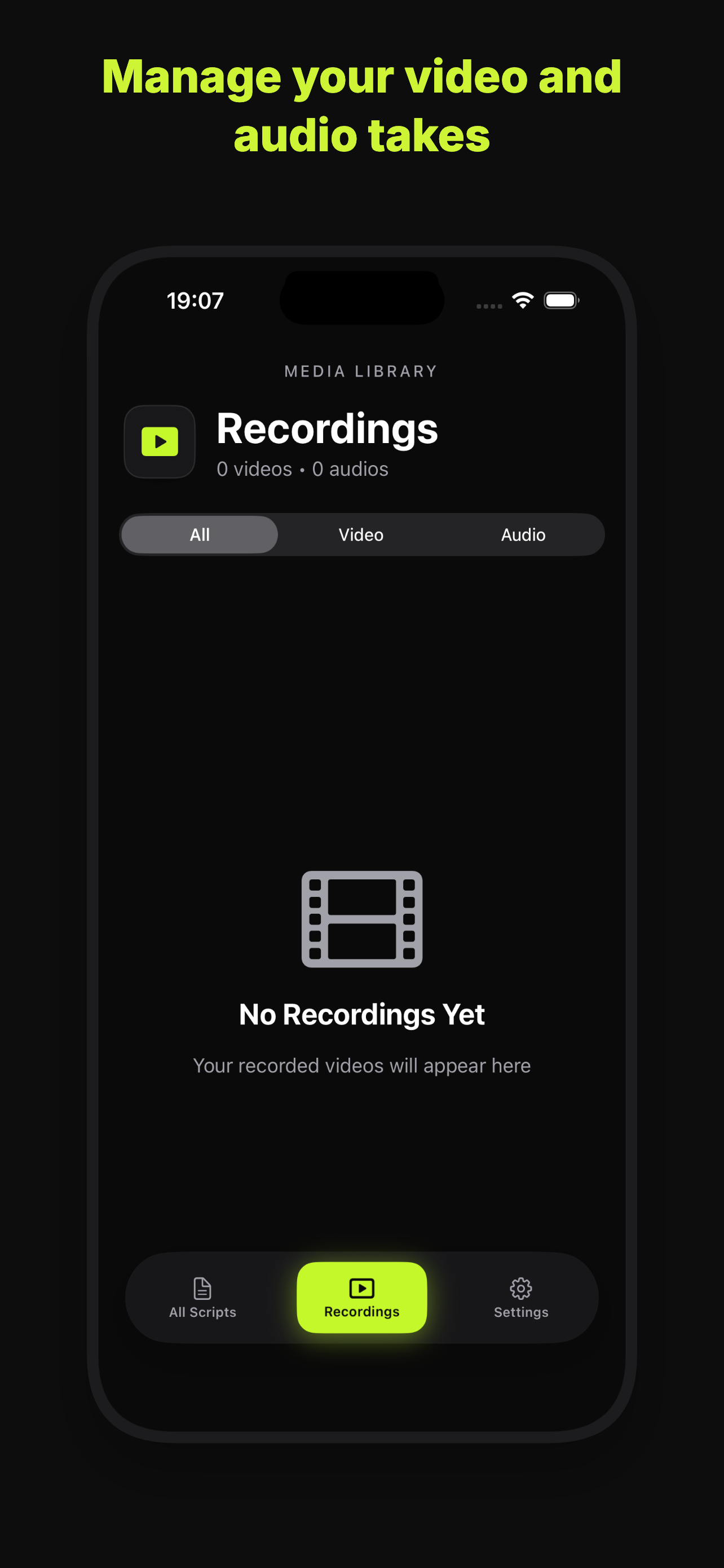 Viral Prompter iOS App Screenshot